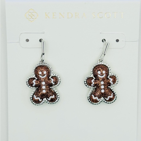 Kendra Scott Jewelry - Kendra Scott Gingerbread Silver Earrings NEW